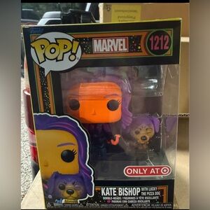Funko Marvel Pop Kate Bishop with Vibrant Purple and Orange